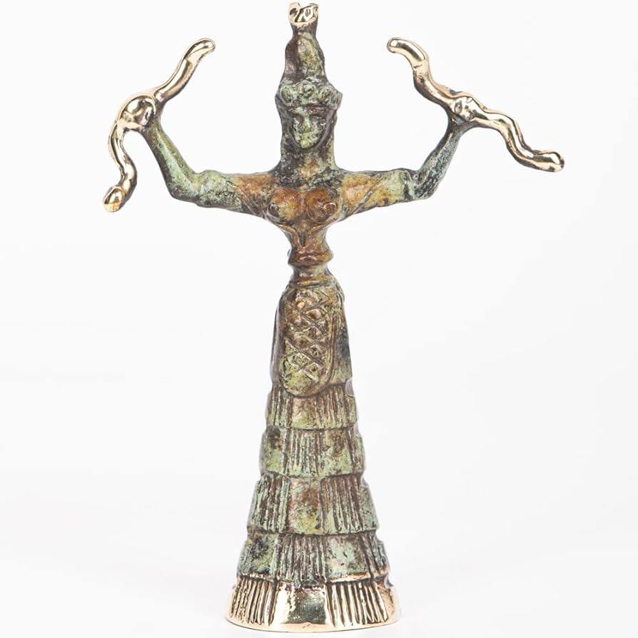 Amazon.co.jp: 古代ギリシャブロンズ博物館像レプリカ ミノアン